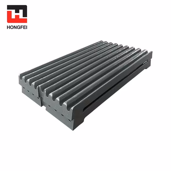 Peças sobressalentes de triturador de mandíbulas de aço fundido para triturador de mineração